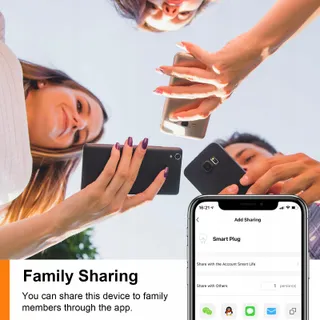 ANTELA Smart Stopcontact WiFi Energiemeter Compatibel met Google — miniatuur 9