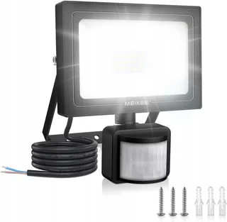 MEIKEE LED Schijnwerper 15W 1200LM 6500K Bewegingsmelder IP66 — miniatuur 1