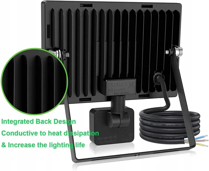 MEIKEE LED Schijnwerper 15W 1200LM 6500K Bewegingsmelder IP66 — foto 8