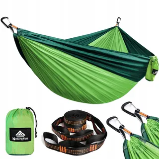 NATUREFUN Ultralichte Camping Hangmat 300kg Ademend Nylon