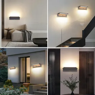 KUKAK LED Wandlamp Buiten Bewegingsmelder 36W IP65 3000K — miniatuur 6