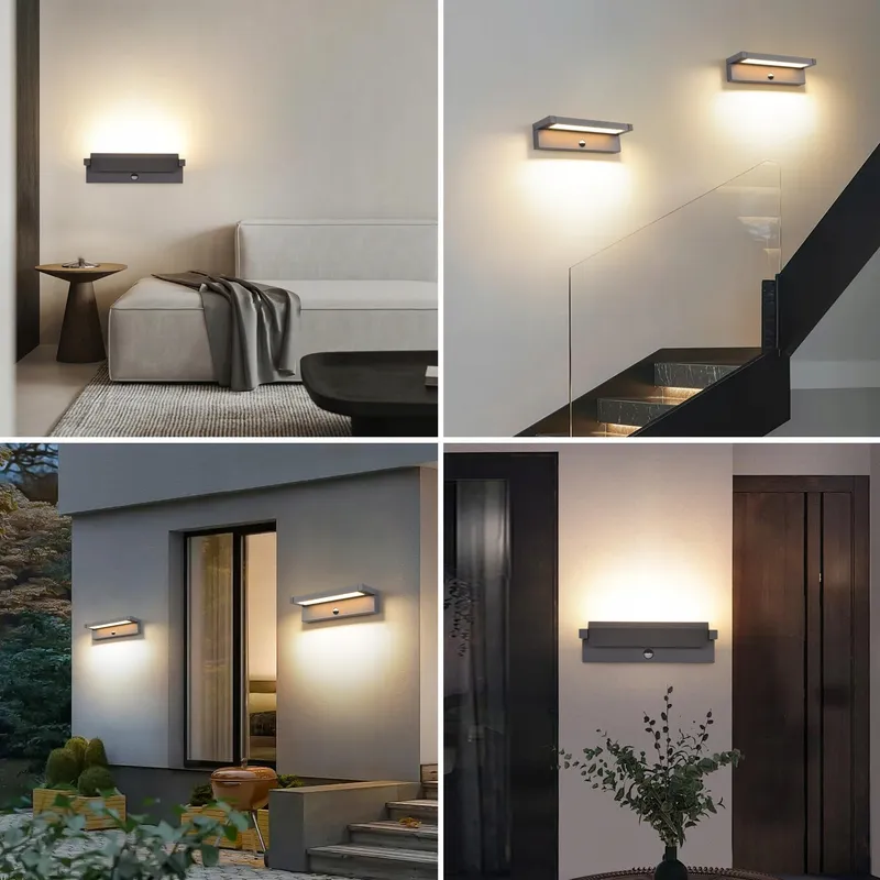 KUKAK LED Wandlamp Buiten Bewegingsmelder 36W IP65 3000K — foto 6