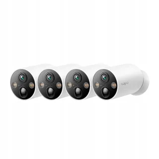 TAPO C425 Buitencamera 4-Pack 2K 10000mAh WiFi Alexa Zonnepaneel