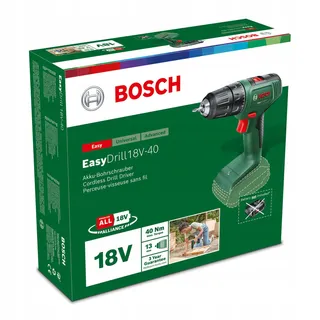 BOSCH Accuboormachine EasyDrill 18V-40 Zonder Accu 18V Systeem