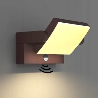 KLIGHTEN LED Wandlamp Binnen Buiten Bewegingsmelder 24W IP65 3000K