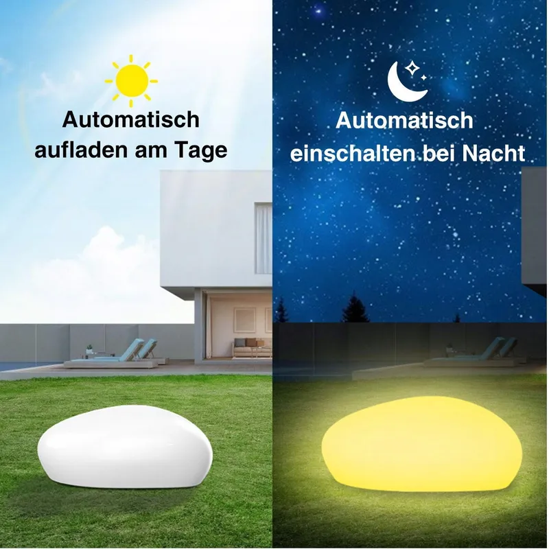 INFRAY LED Solarlamp Tuin Solarbol 40cm IP67 9 Modi — foto 2