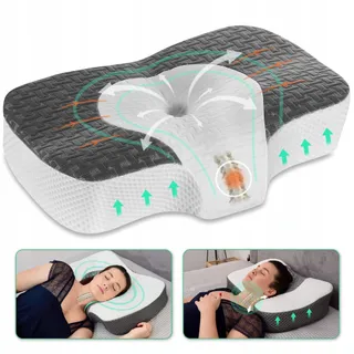 ELVIROS Orthopedisch Memory Foam Kussen tegen Nekpijn
