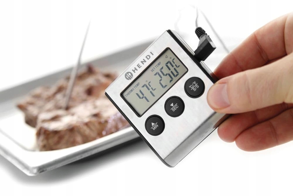 HENDI Keukenthermometer met Timer Sonde 150mm -50°C tot 250°C