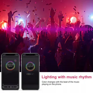 NATPOW LED Tuinverlichting RGB IP65 Bluetooth 16 Miljoen Kleuren — miniatuur 8