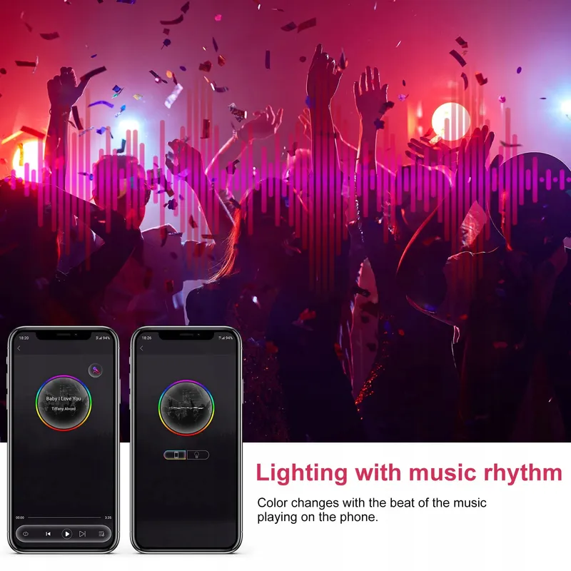 NATPOW LED Tuinverlichting RGB IP65 Bluetooth 16 Miljoen Kleuren — foto 8
