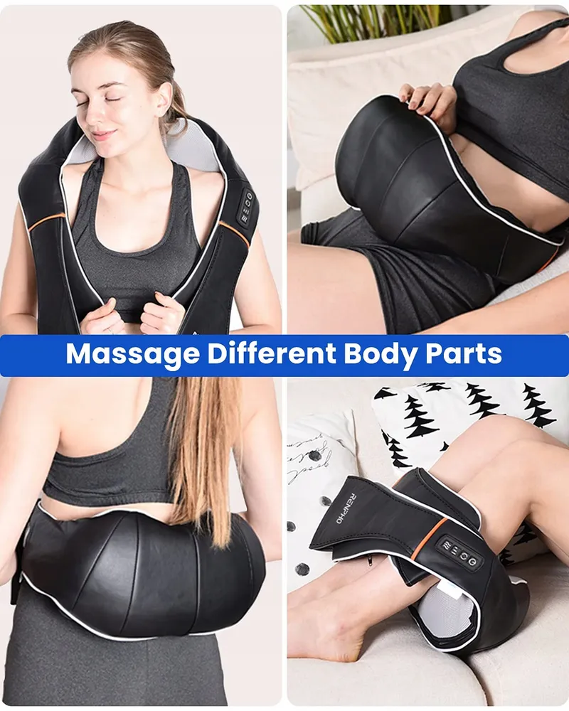 RENPHO Shiatsu Nekmassageapparaat met Warmte Rug Schouders — foto 6