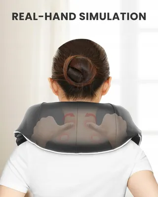 RENPHO Shiatsu Nekmassageapparaat met Warmte Rug Schouders — miniatuur 4