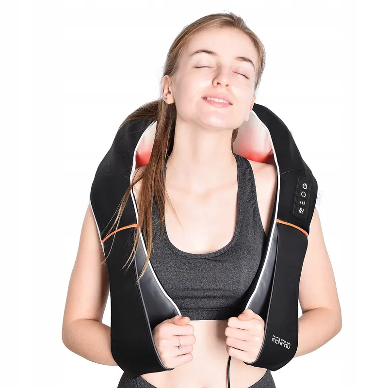 RENPHO Shiatsu Nekmassageapparaat met Warmte Rug Schouders — foto 1