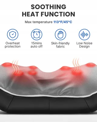 RENPHO Shiatsu Nekmassageapparaat met Warmte Rug Schouders — miniatuur 3