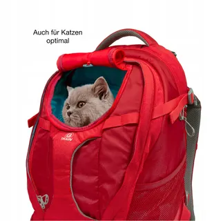 KURGO G-Train Hondenrugzak Waterdicht Flessenvak 11kg Rood — miniatuur 5