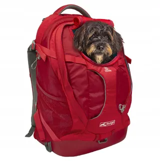 KURGO G-Train Hondenrugzak Waterdicht Flessenvak 11kg Rood — miniatuur 1