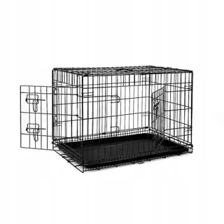 LIONTO Transportbox voor Honden en Katten Metaal 76x49x56cm