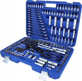 BRILLIANT TOOLS Dopsleutelset 216-delig 1/4 3/8 1/2 Inch