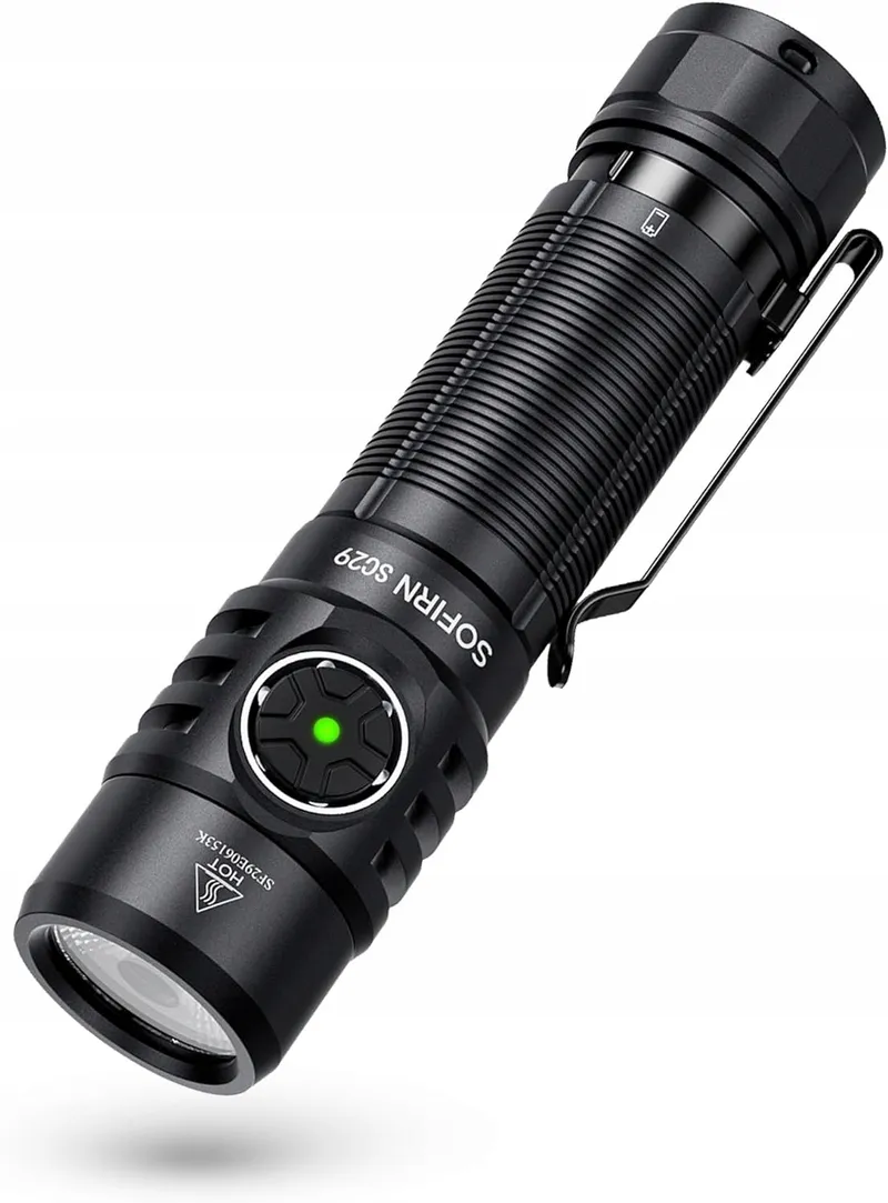 SOFIRN SC29 Zaklamp USB C 3000 Lumen Superhel EDC — foto 9