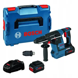 BOSCH Professional Accuboorhamer 18V 2x5.5Ah Oplader SDS L-BOXX
