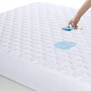 UTOPIA BEDDING Waterdichte Matrasbeschermer 140x200cm — miniatuur 1