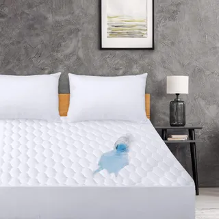 UTOPIA BEDDING Waterdichte Matrasbeschermer 140x200cm — miniatuur 3