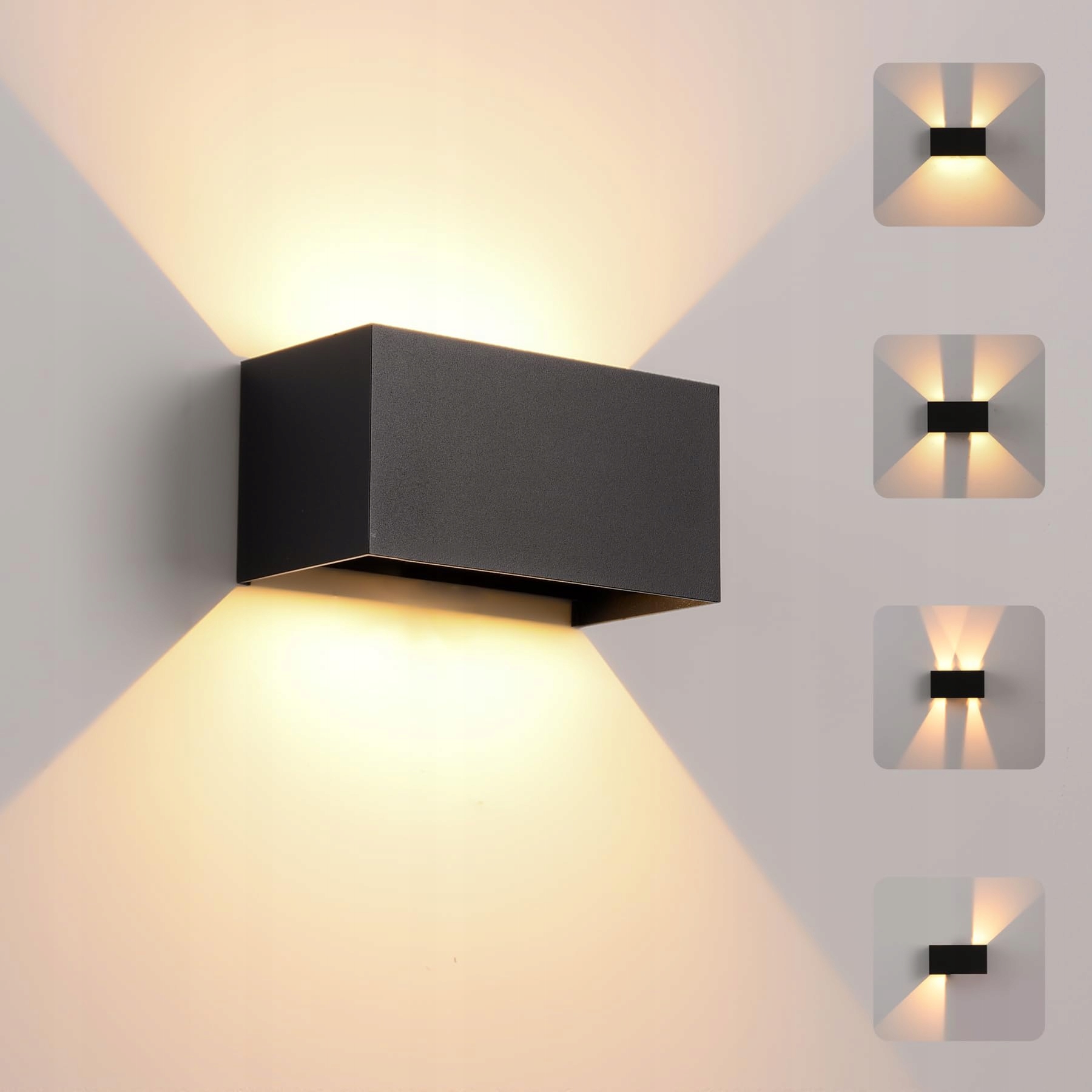 LED 24W Wandlamp Binnen Buiten IP65 3000K Warm Wit