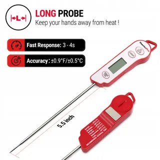 THERMOPRO TP15 Digitale Vleesthermometer Keuken IP65 Waterdicht