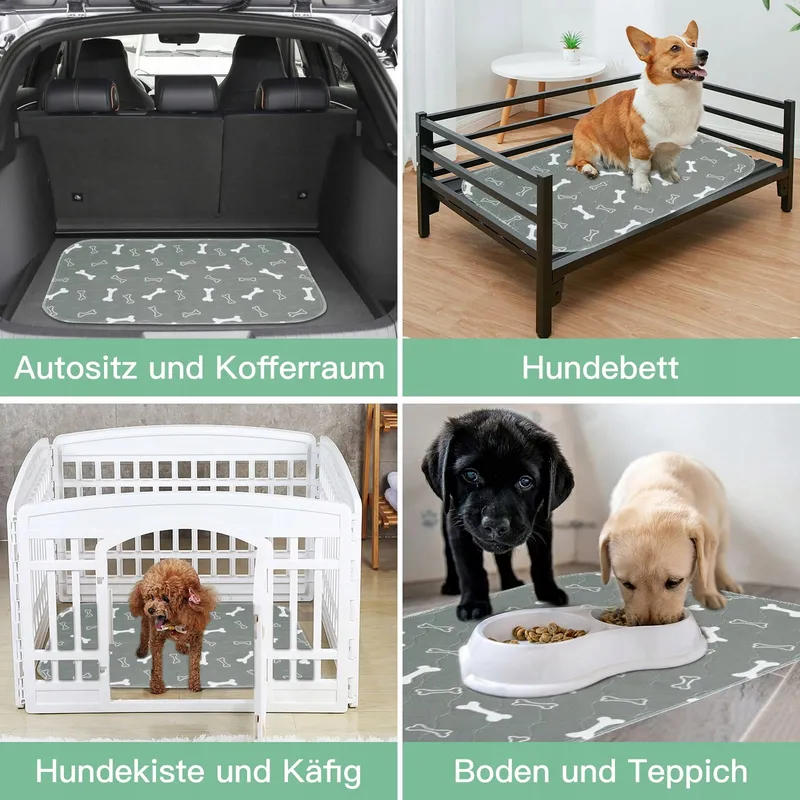 BAODAN Wasbare Huisdiermat 2-pack 122x122cm — foto 5