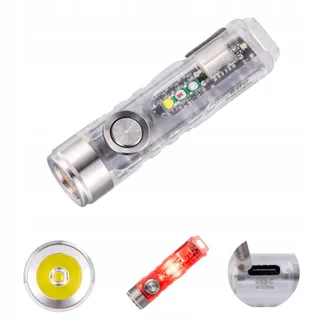 ROVYVON A8 G4 Sleutelhanger Zaklamp USB C 650 Lumen Superhel EDC — miniatuur 1