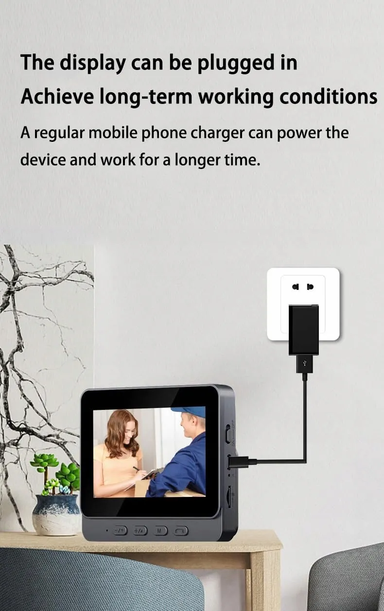 VIVOTECH Draadloze Deurbel met Camera 1080P 4,3 Inch Scherm IPS — foto 7