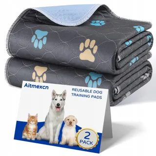 AITMEXCN Wasbare Trainingsmatten Hond Super Absorberend 45x60cm — miniatuur 1