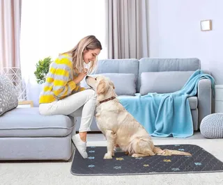 AITMEXCN Wasbare Trainingsmatten Hond Super Absorberend 45x60cm — miniatuur 9
