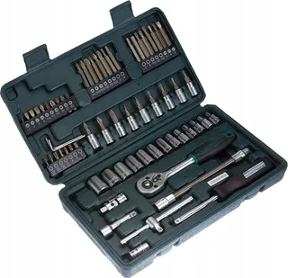 BRÜDER MANNESMANN Dopsleutelset 1/4 Inch 65-delig M29165