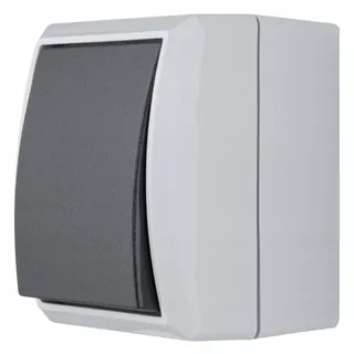 REV AquaForm Kruisschakelaar Natte Ruimtes IP44 Grijs