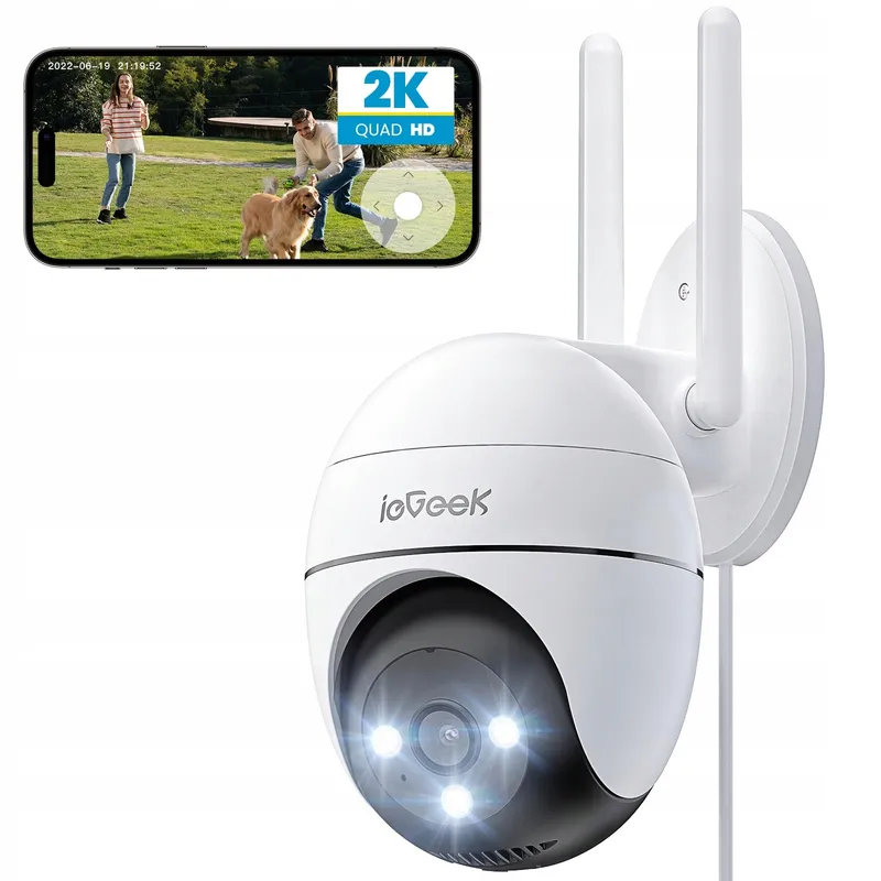 IEGEEK Camera Buiten 2K Bewegingsdetectie Audio — foto 1