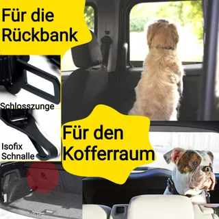 HUNDEFREUND Autogordel Hond Verstelbaar Veilig — miniatuur 5