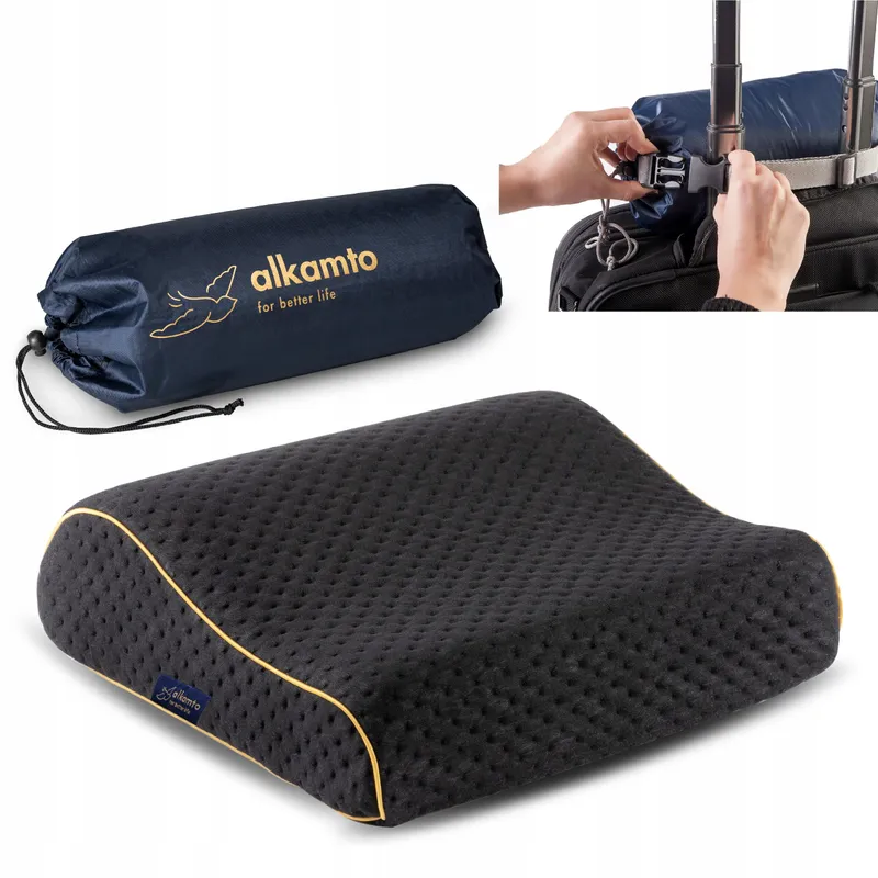 ALKAMTO Campingkussen Ergonomisch Memory Foam — foto 1