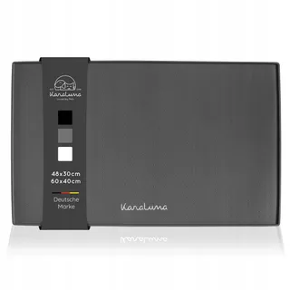KARALUNA Premium Silicone Voermat 60x40cm Grijs