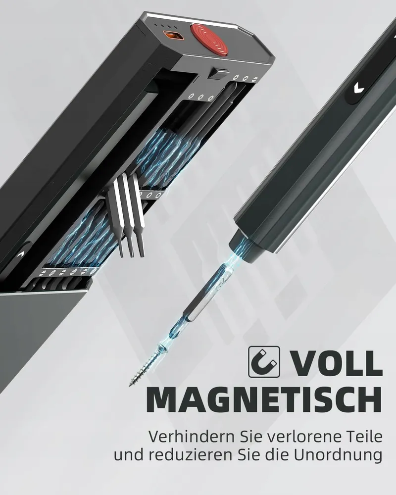 DOINOW Mini Elektrische Schroevendraaier 48-in-1 Bits LED — foto 5