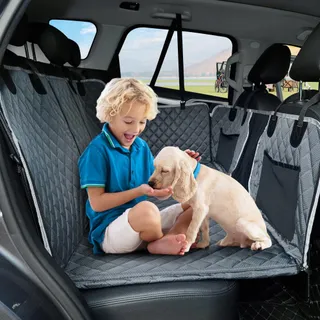 ANOSOSPECIAL Waterdichte Autostoelhoes Hond Grijs