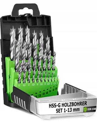 PINAVA Houtborenset 1-13mm 25-delig HSS-G Precisie