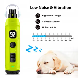 CASFUY Nagelslijper Honden Katten 2-Snelheid LED Groen — miniatuur 4