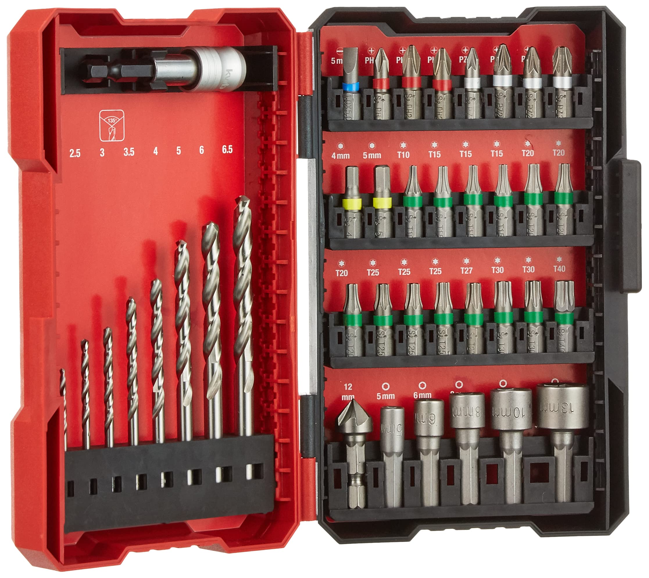 EINHELL Bit- en Borenset 39-delig met Opbergdoos
