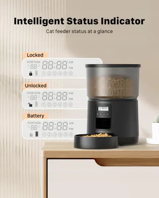BEMOONY Voerautomaat Kat Programmeerbare Timer 3L — miniatuur 8