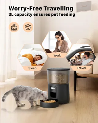 BEMOONY Voerautomaat Kat Programmeerbare Timer 3L — miniatuur 5