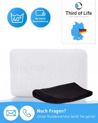 VOLAR Reiskussen Orthopedisch Memory Foam 40x25x10cm — miniatuur 7