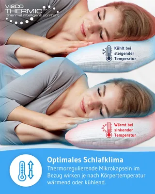 VOLAR Reiskussen Orthopedisch Memory Foam 40x25x10cm — miniatuur 3