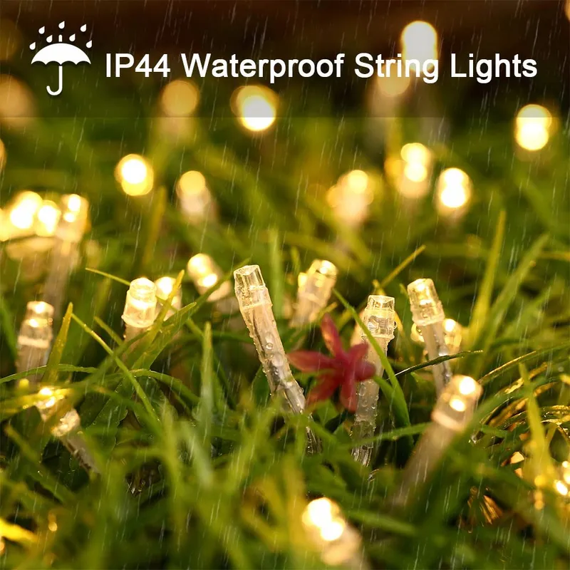 Moxled Kerstverlichting Lichtsnoer 10M 100LED Waterdicht — foto 5