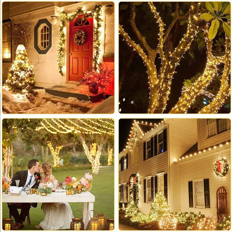 Moxled Kerstverlichting Lichtsnoer 10M 100LED Waterdicht — foto 6